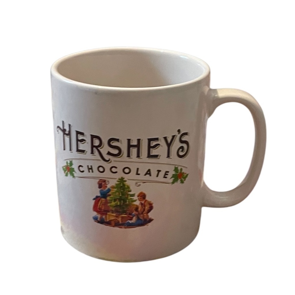 Vintage X-Large Hershey's Chocolate Christmas‎ Ceramic Mug